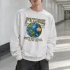 "Future Fantastic Globe" Heavy Blend Unisex Crewneck Sweatshirt | Gildan 18000