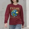 "Future Fantastic Globe" Unisex Longsleeve T-shirt