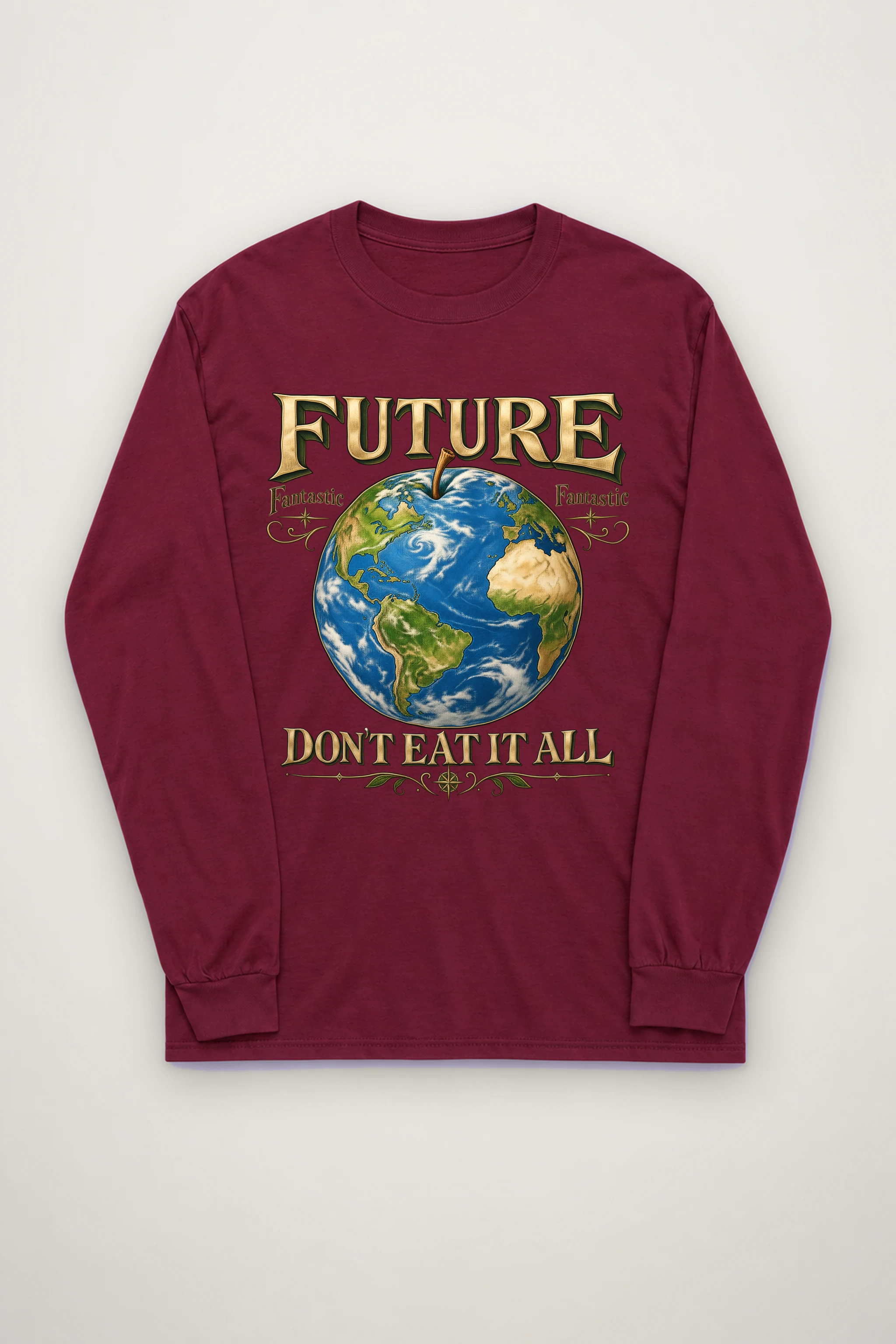 "Future Fantastic Globe" Unisex Longsleeve T-shirt