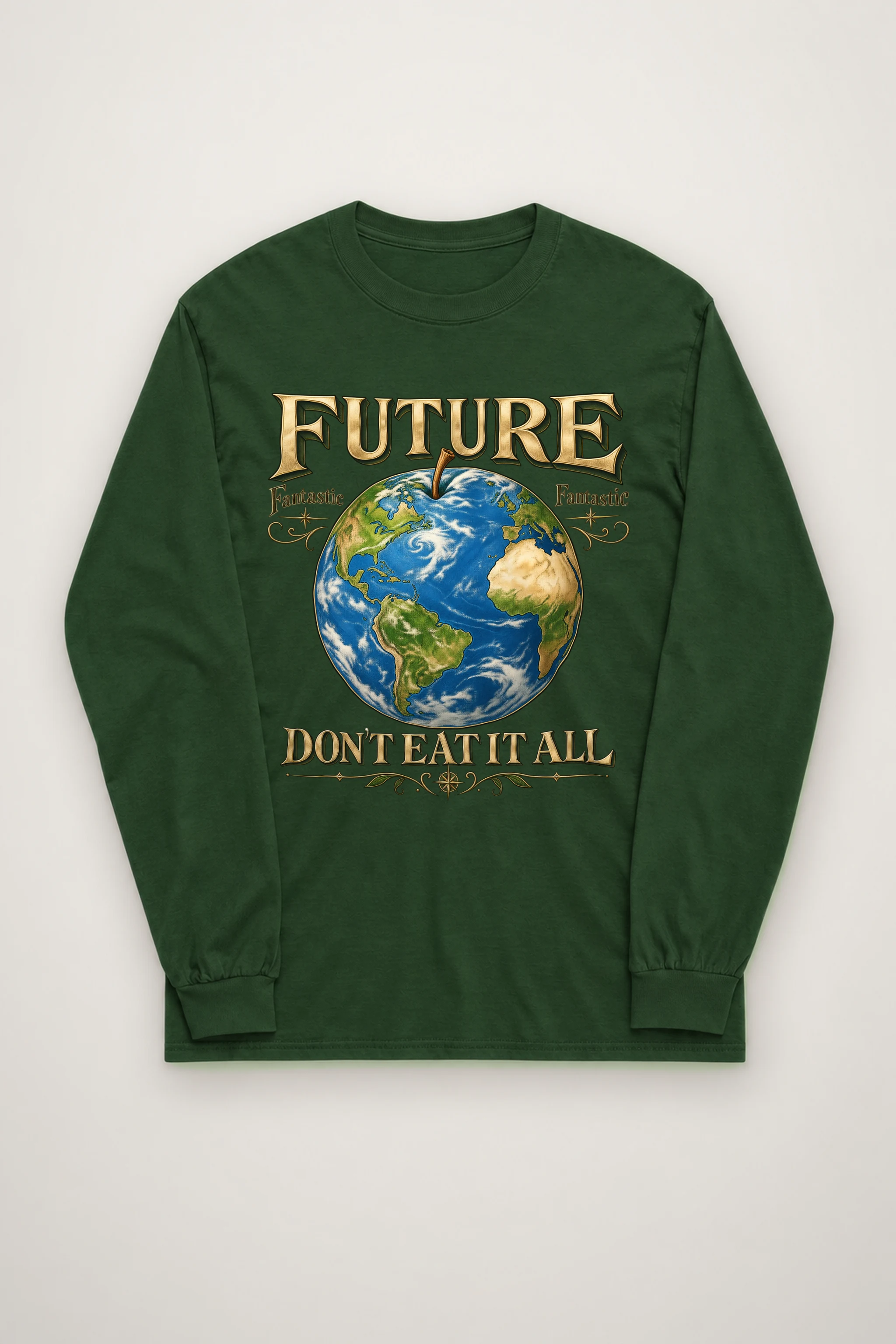 "Future Fantastic Globe" Unisex Longsleeve T-shirt