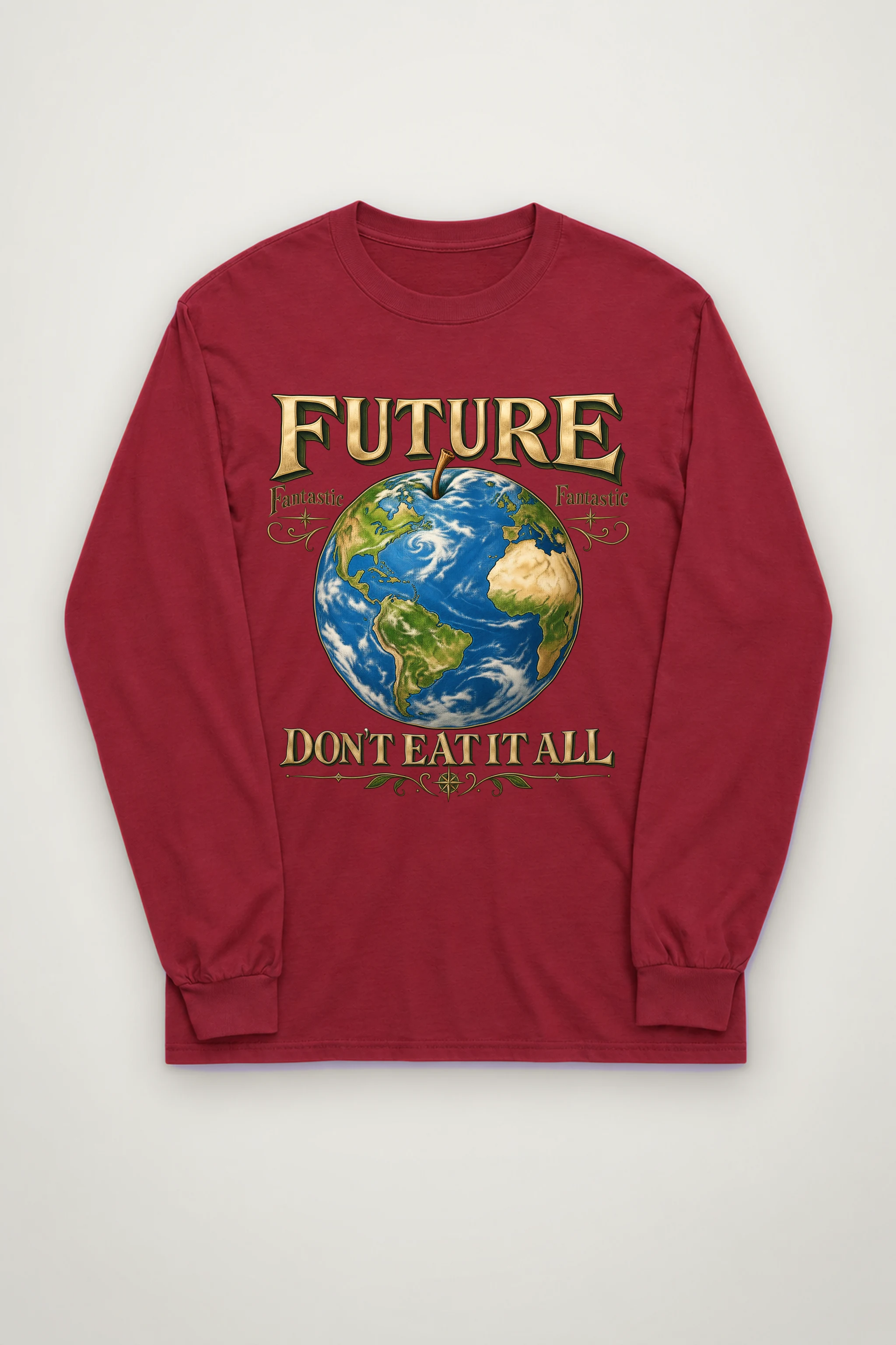 "Future Fantastic Globe" Unisex Longsleeve T-shirt