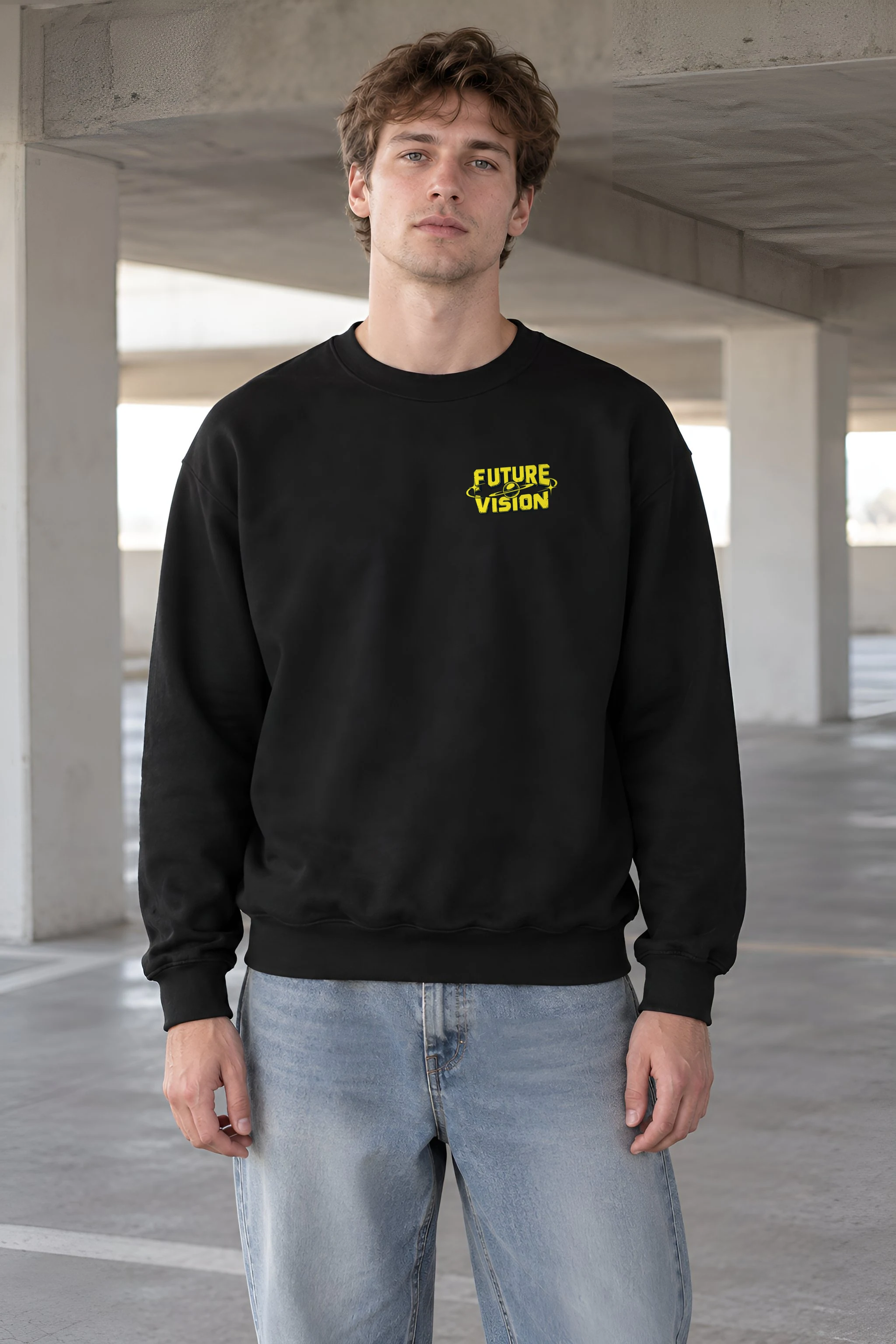 "Future Retro Vision" 1 Crewneck Sweatshirt