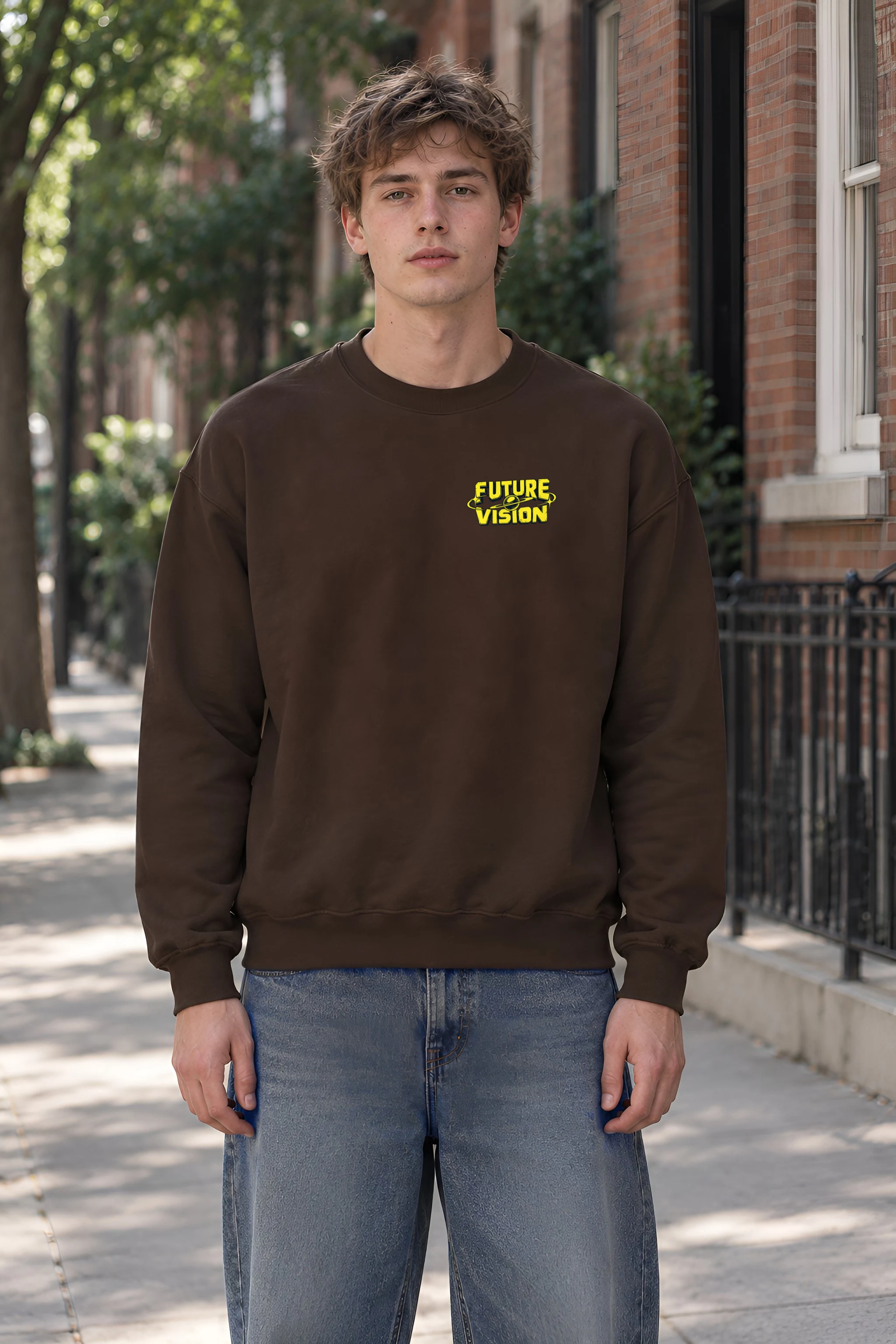 "Future Retro Vision" 1 Crewneck Sweatshirt