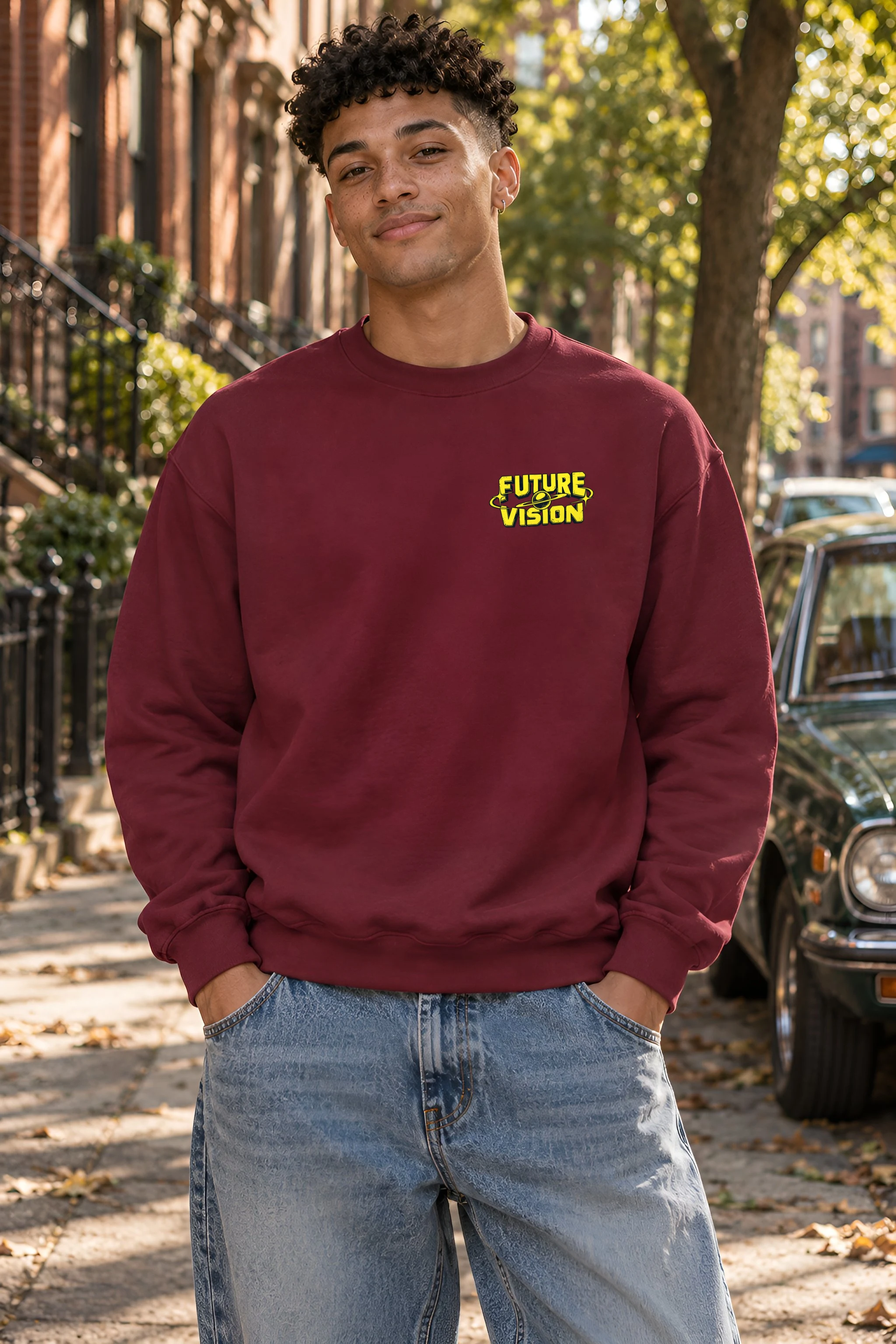 "Future Retro Vision" 1 Crewneck Sweatshirt
