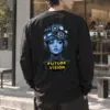 "Future Retro Vision" Unisex Longsleeve T-shirt | Gildan 2400