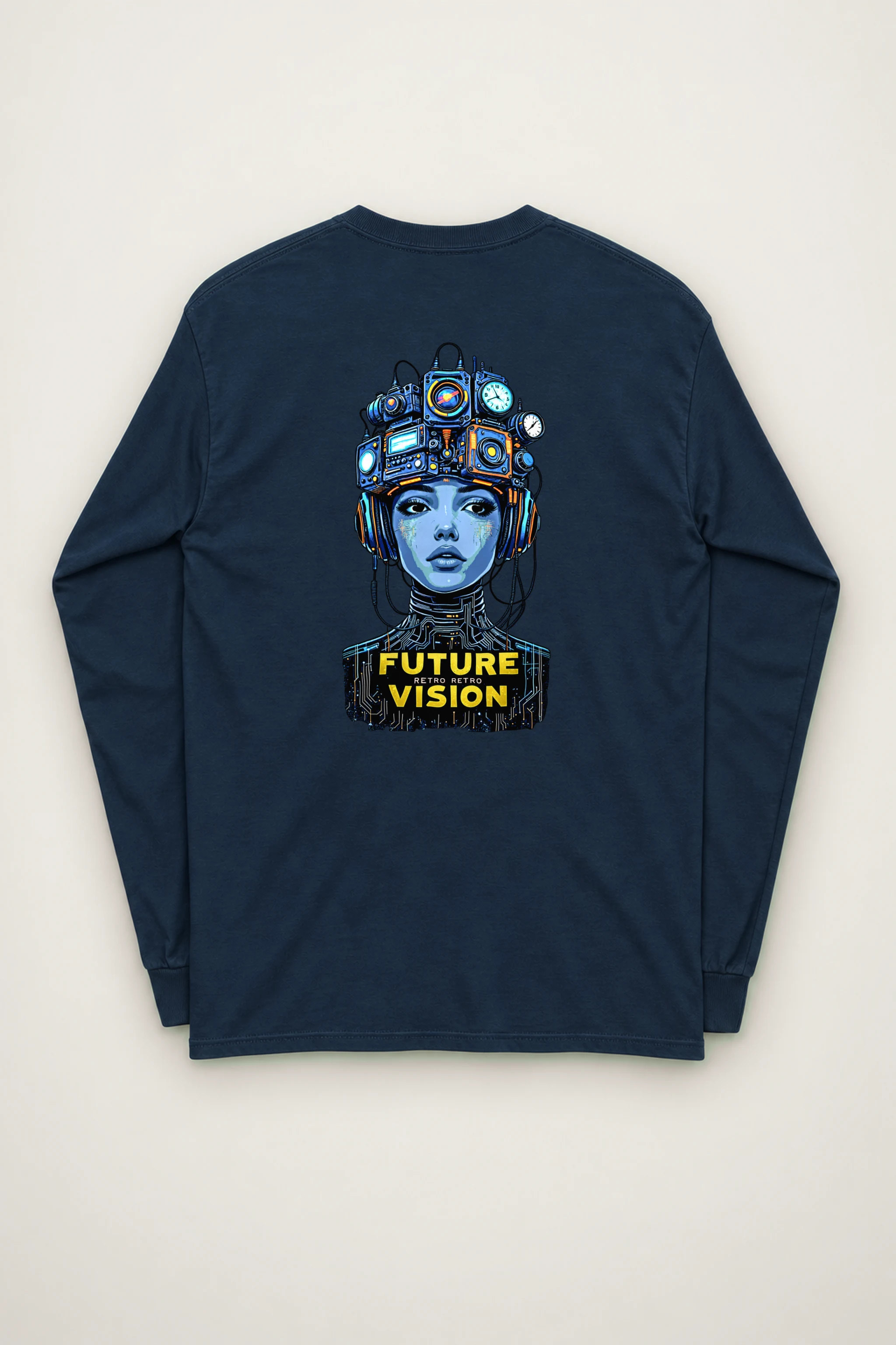 "Future Retro Vision" Unisex Longsleeve T-shirt