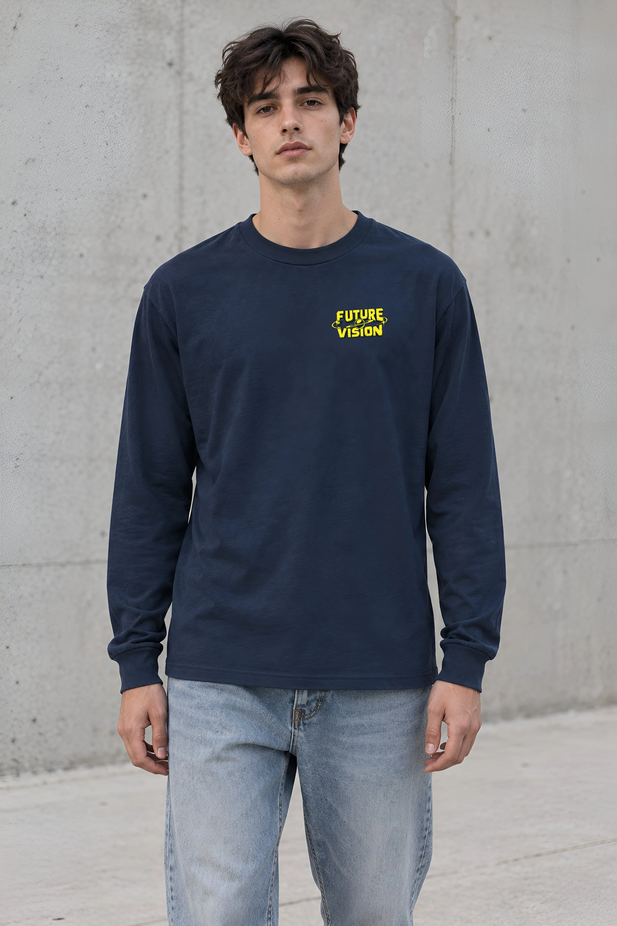 "Future Retro Vision" Unisex Longsleeve T-shirt