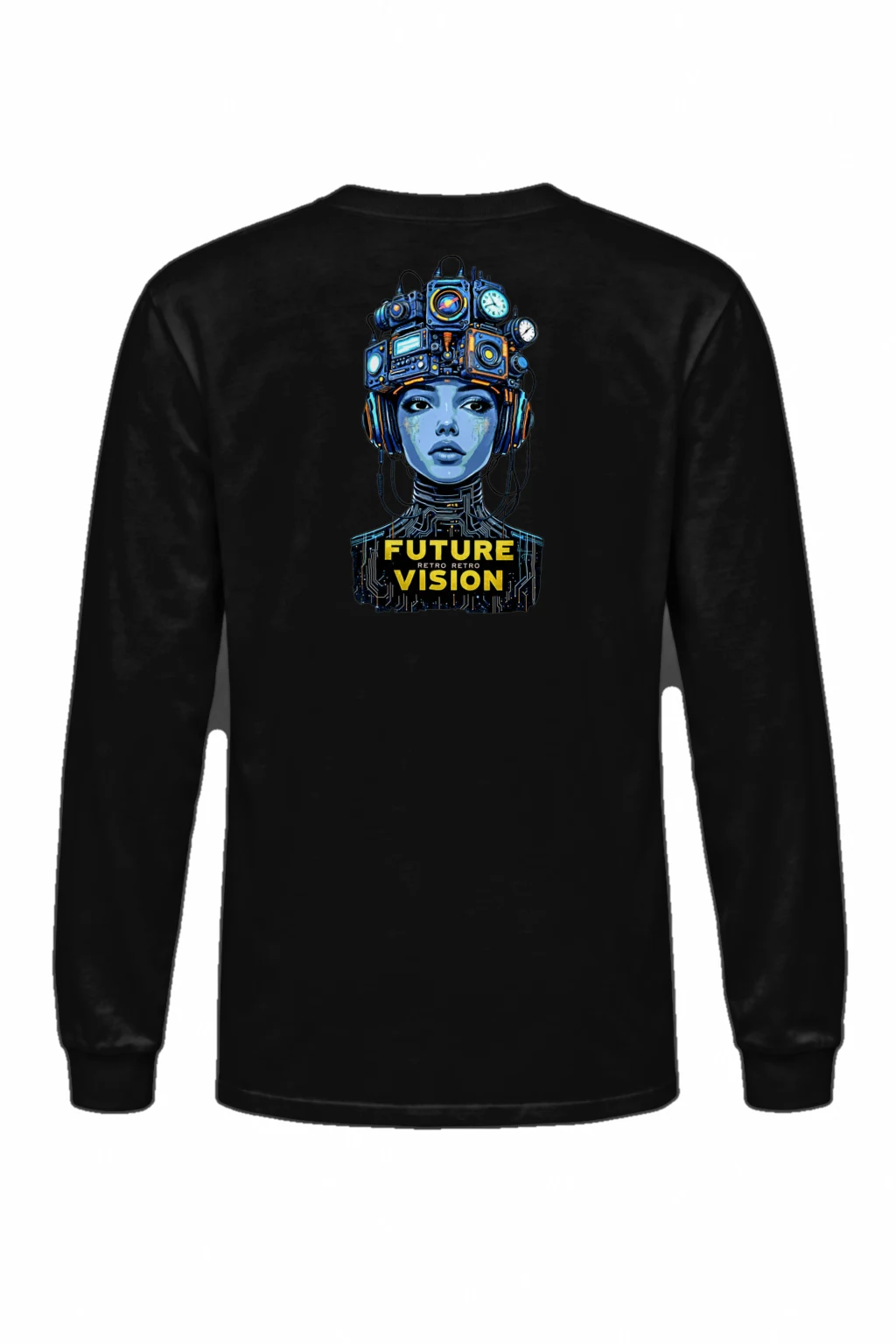 "Future Retro Vision" Unisex Longsleeve T-shirt | Gildan 2400