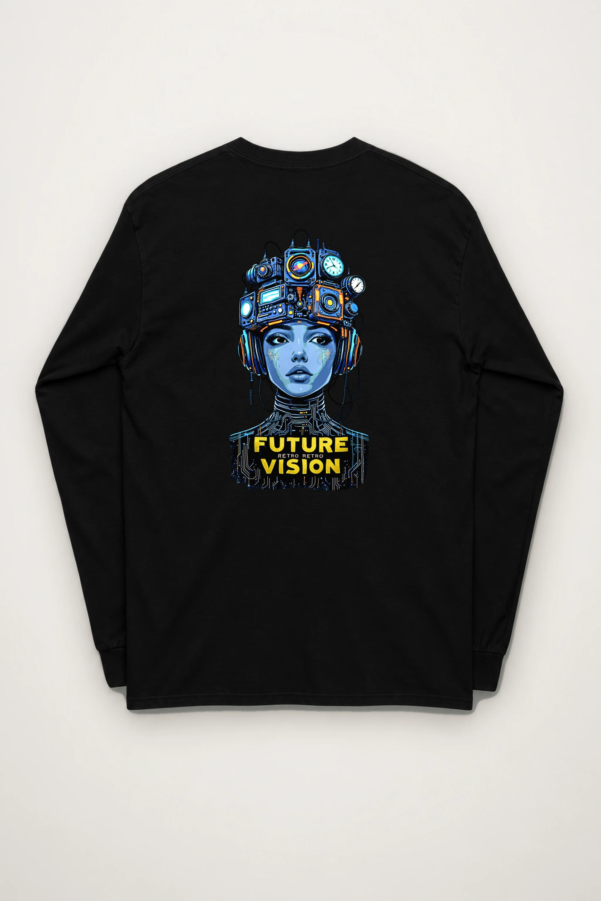 "Future Retro Vision" Unisex Longsleeve T-shirt