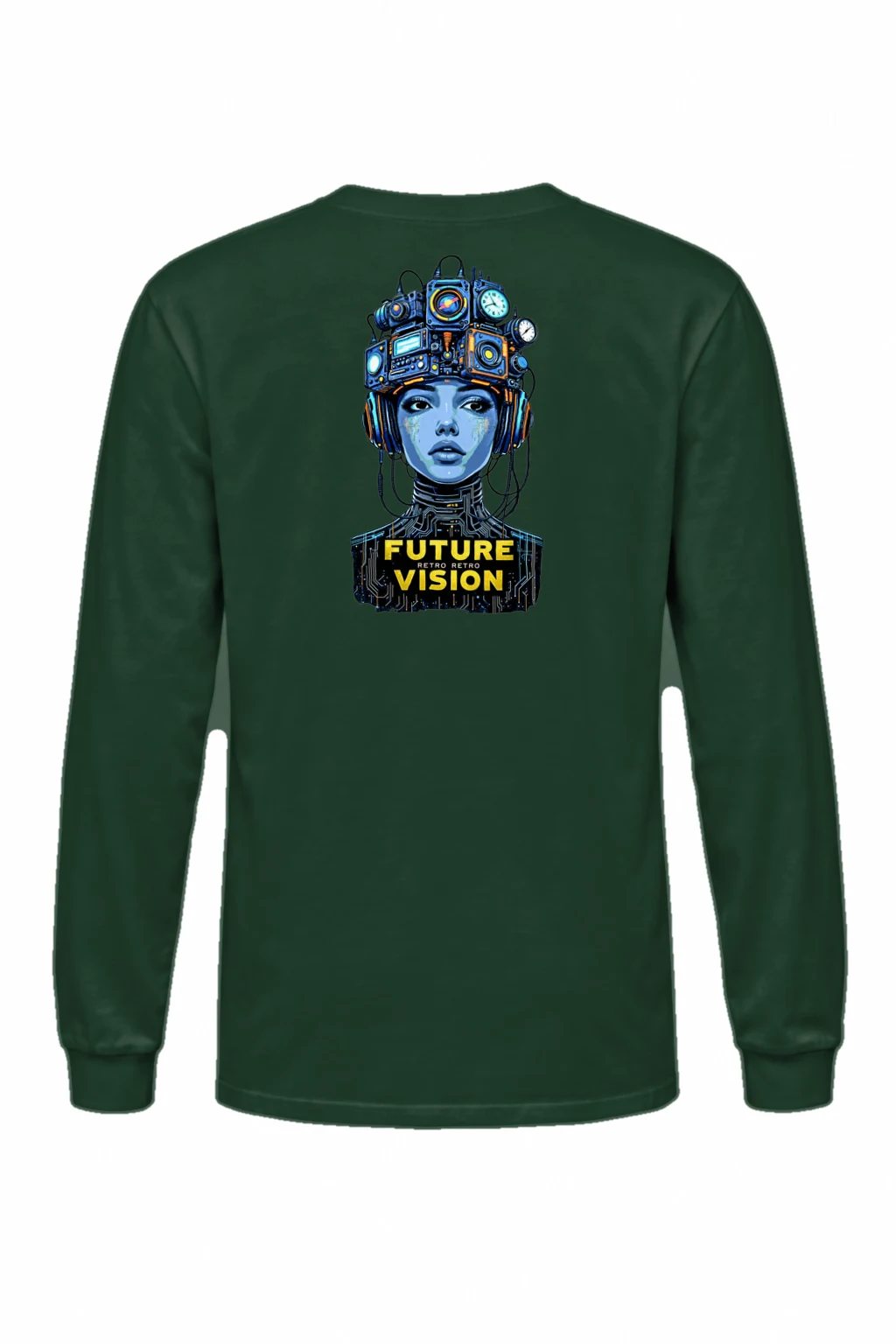 "Future Retro Vision" Unisex Longsleeve T-shirt | Gildan 2400