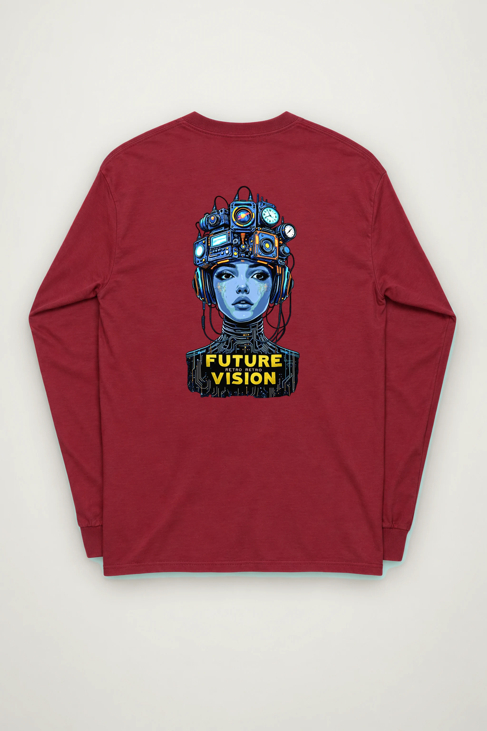 "Future Retro Vision" Unisex Longsleeve T-shirt