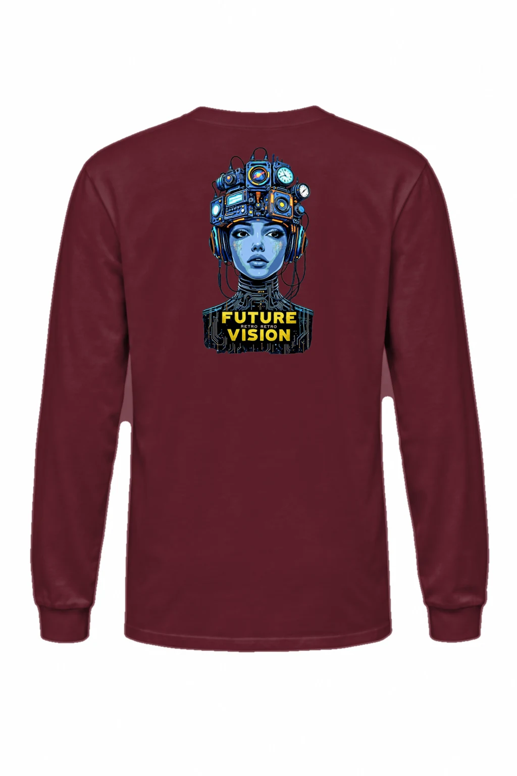 "Future Retro Vision" Unisex Longsleeve T-shirt | Gildan 2400