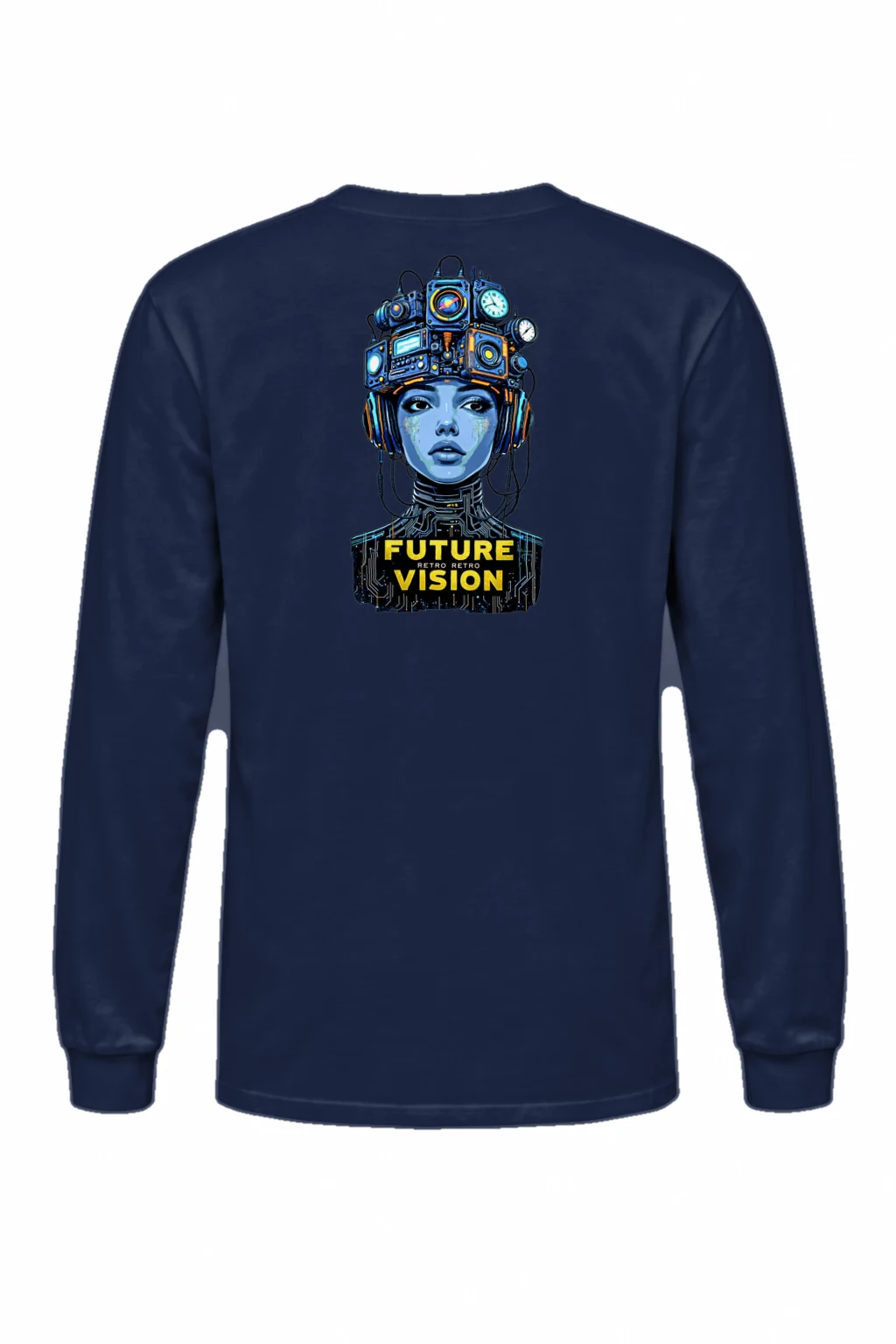 "Future Retro Vision" Unisex Longsleeve T-shirt | Gildan 2400