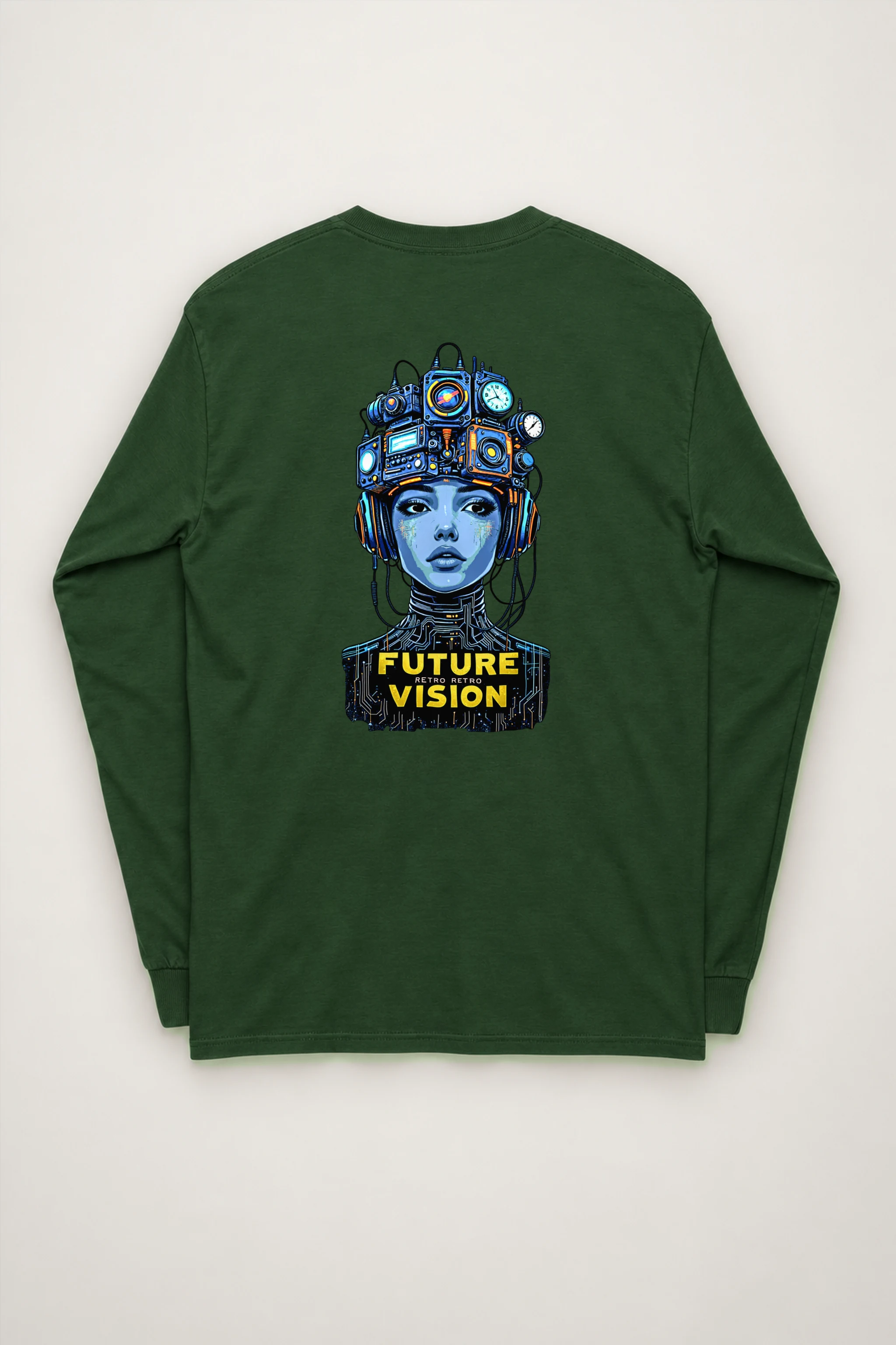 "Future Retro Vision" Unisex Longsleeve T-shirt