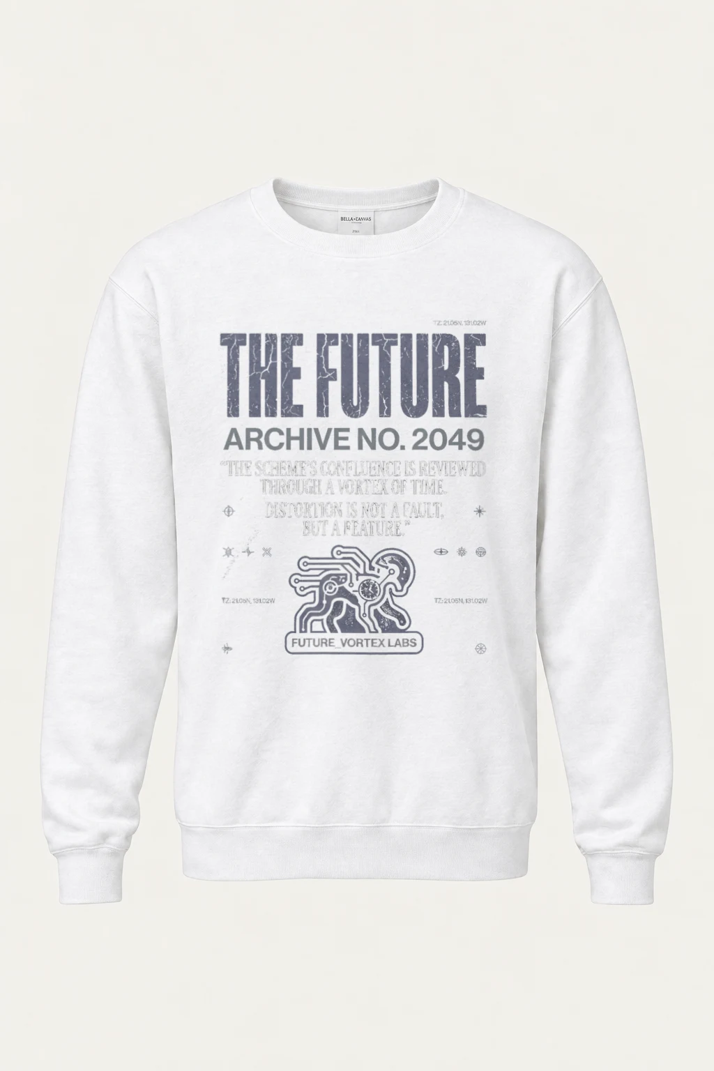 "Future Vortex Archive" Heavy Blend Unisex Crewneck Sweatshirt | Gildan 18000