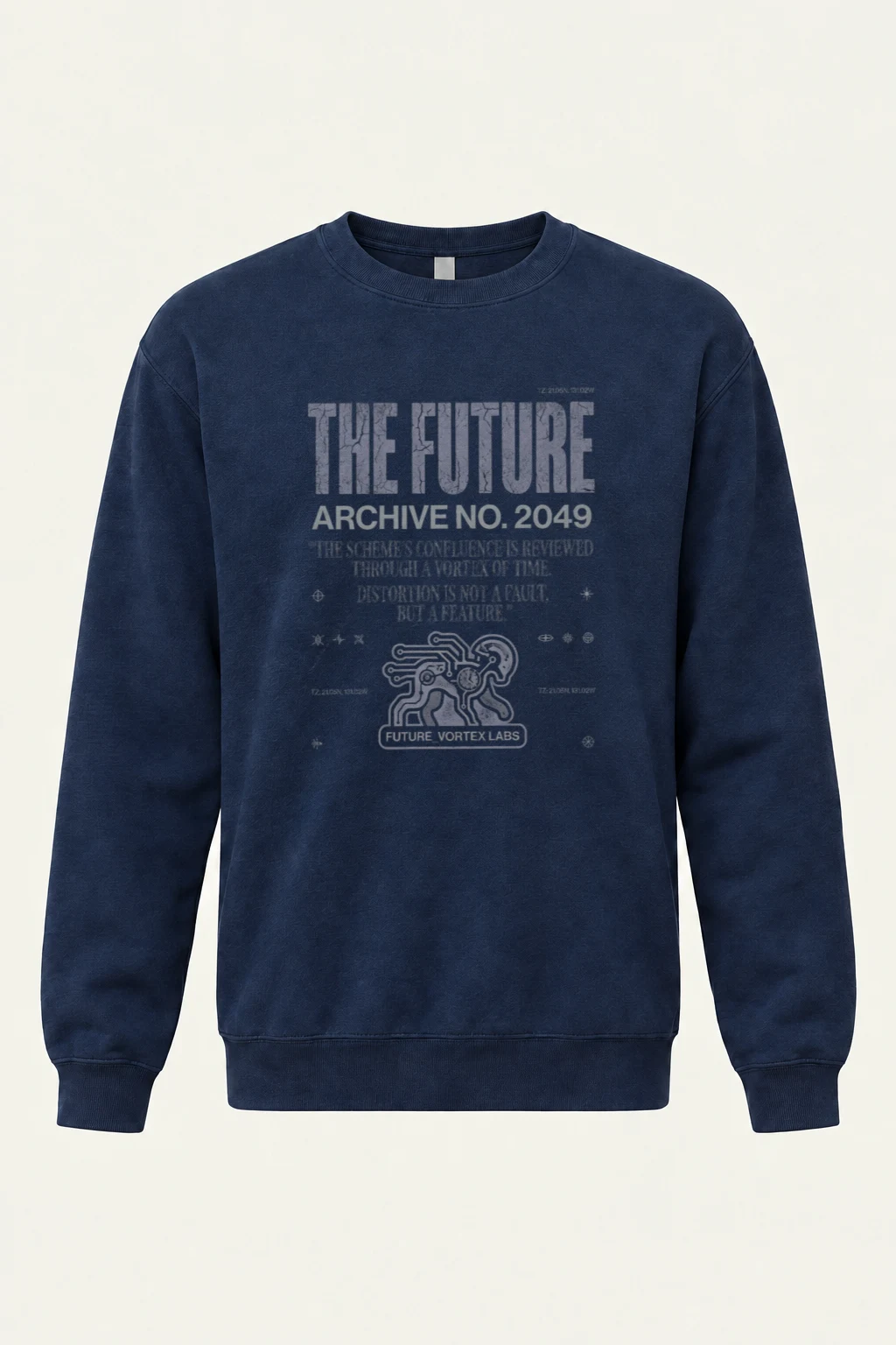 "Future Vortex Archive" Heavy Blend Unisex Crewneck Sweatshirt | Gildan 18000