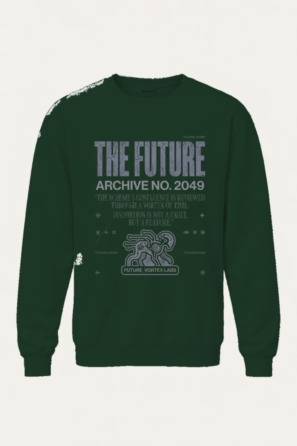 "Future Vortex Archive" Heavy Blend Unisex Crewneck Sweatshirt | Gildan 18000