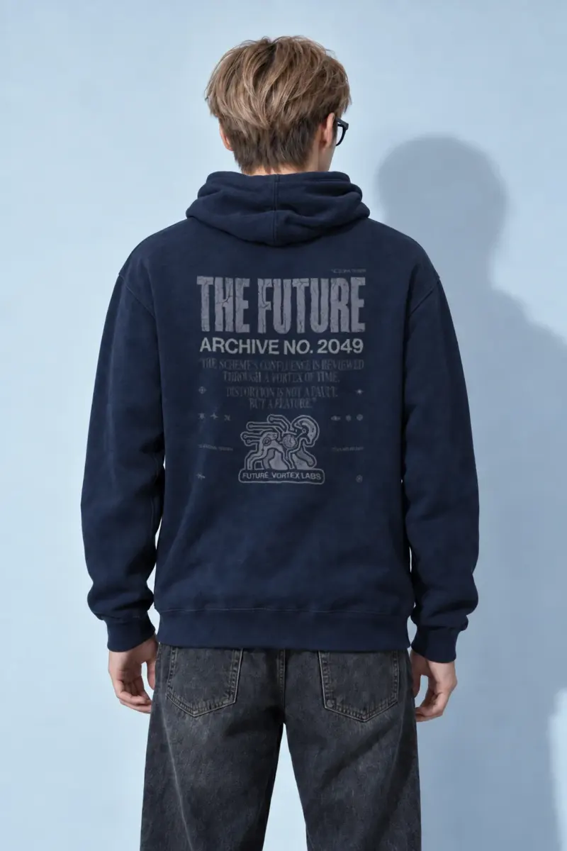 "Future Vortex Archive" Heavy Blend Unisex Pullover Hoodie