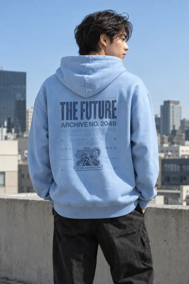 “Future Vortex Archive” Heavy Blend Unisex Pullover Hoodie | Gildan 18500