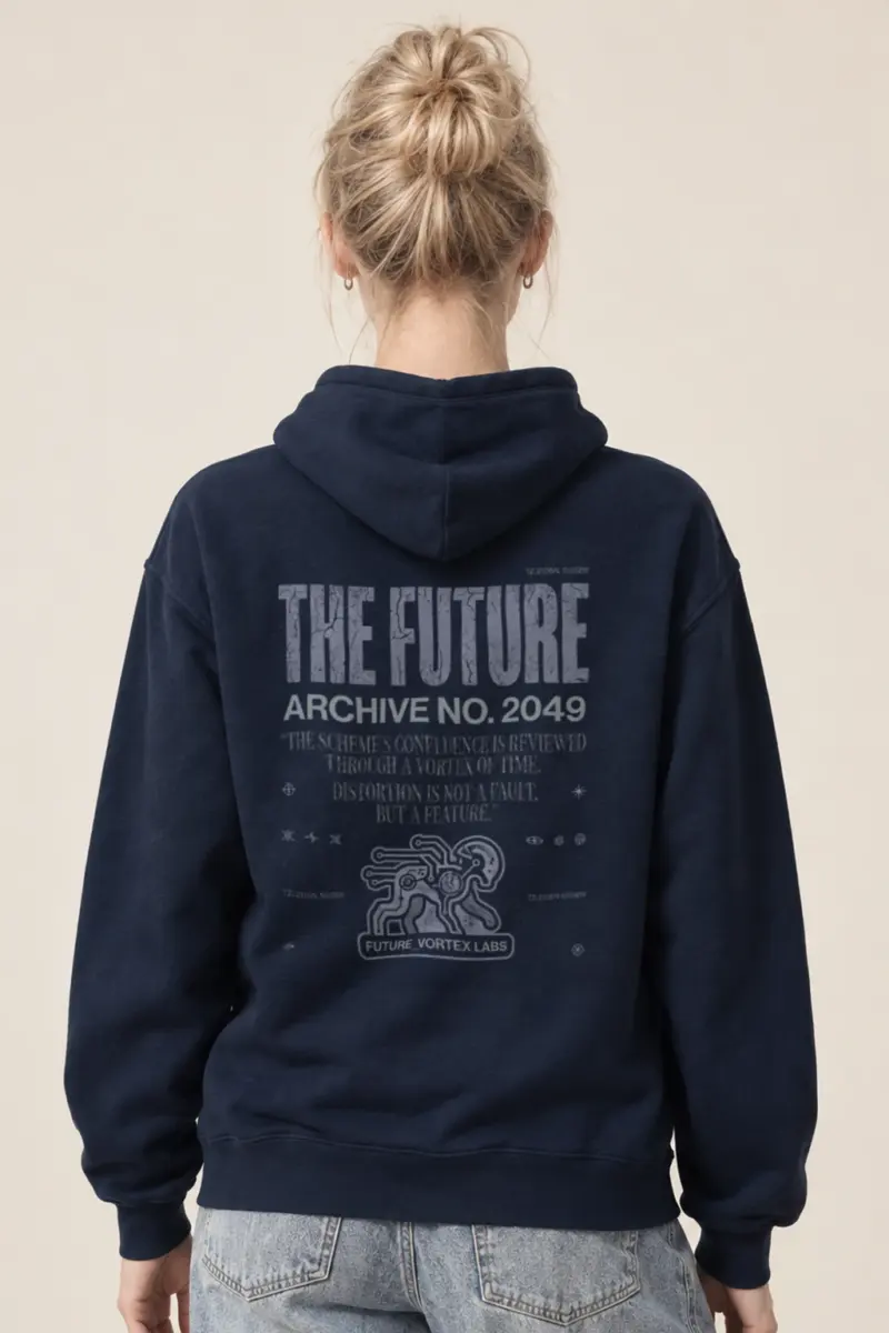 "Future Vortex Archive" Heavy Blend Unisex Pullover Hoodie