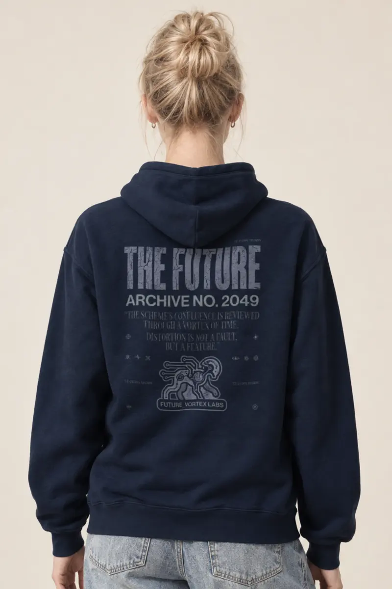 "Future Vortex Archive" Heavy Blend Unisex Pullover Hoodie