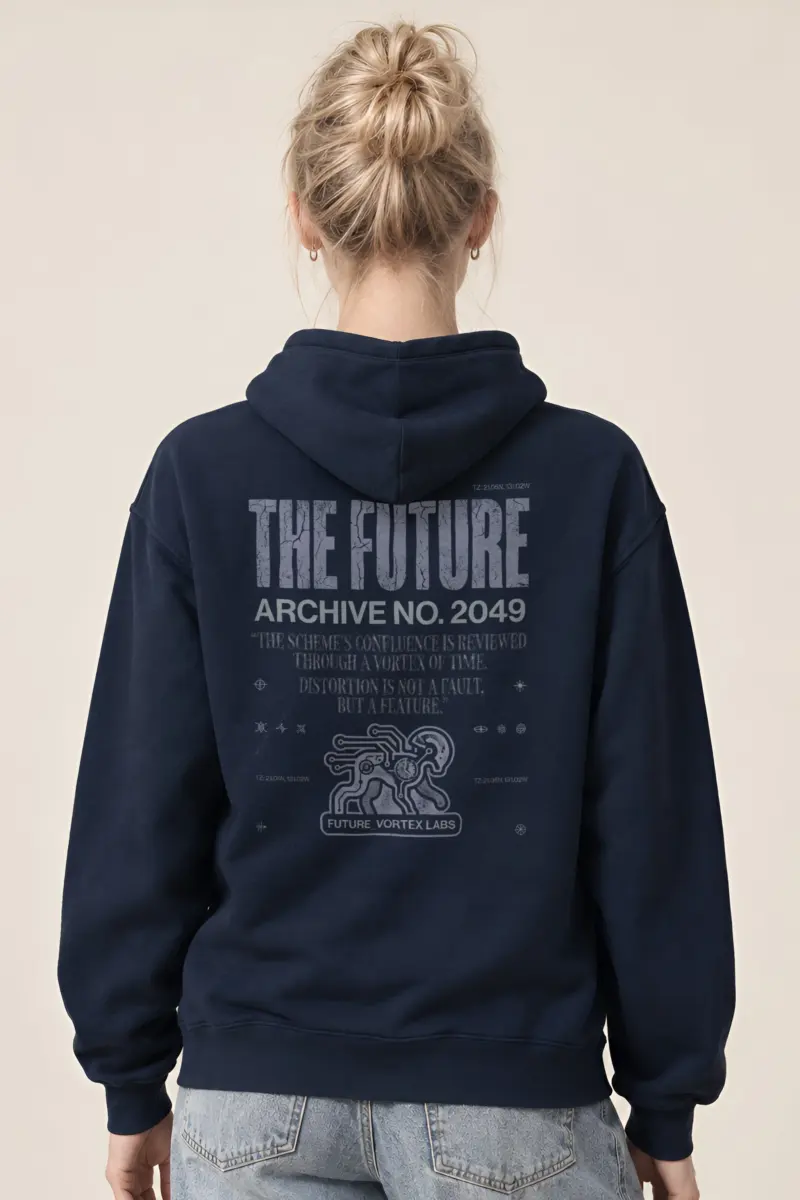"Future Vortex Archive" Heavy Blend Unisex Pullover Hoodie