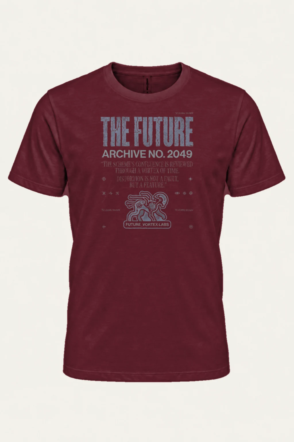 "Future Vortex Archive" Heavyweight Unisex Crewneck T-shirt | Gildan 5000