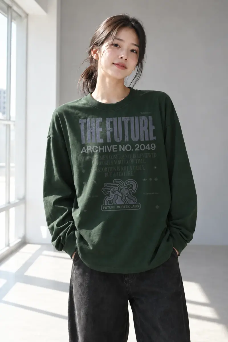 "Future Vortex Archive" Unisex Longsleeve T-shirt | Gildan 2400