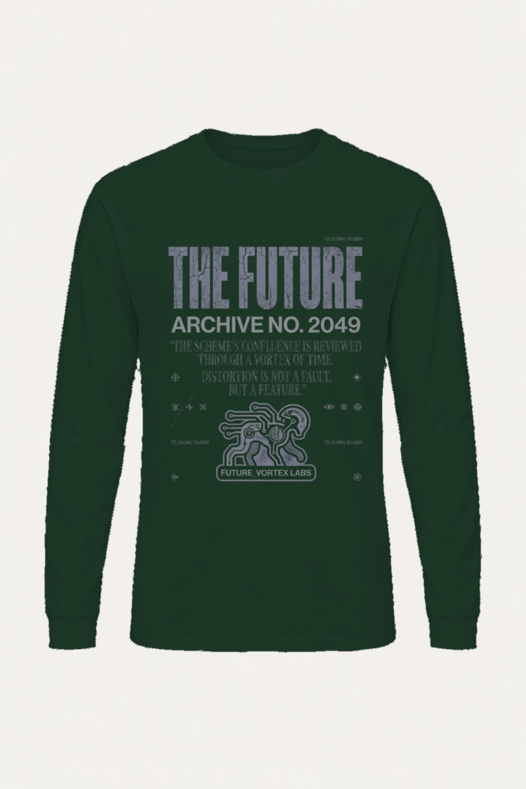 "Future Vortex Archive" Unisex Longsleeve T-shirt | Gildan 2400