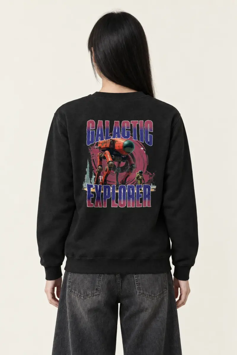 "Galactic Explorer" Heavy Blend Unisex Crewneck Sweatshirt