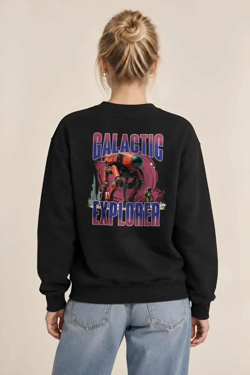 "Galactic Explorer" Heavy Blend Unisex Crewneck Sweatshirt