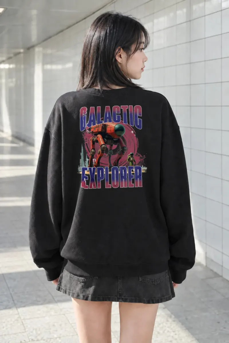 “Galactic Explorer” Heavy Blend Unisex Crewneck Sweatshirt | Gildan 18000