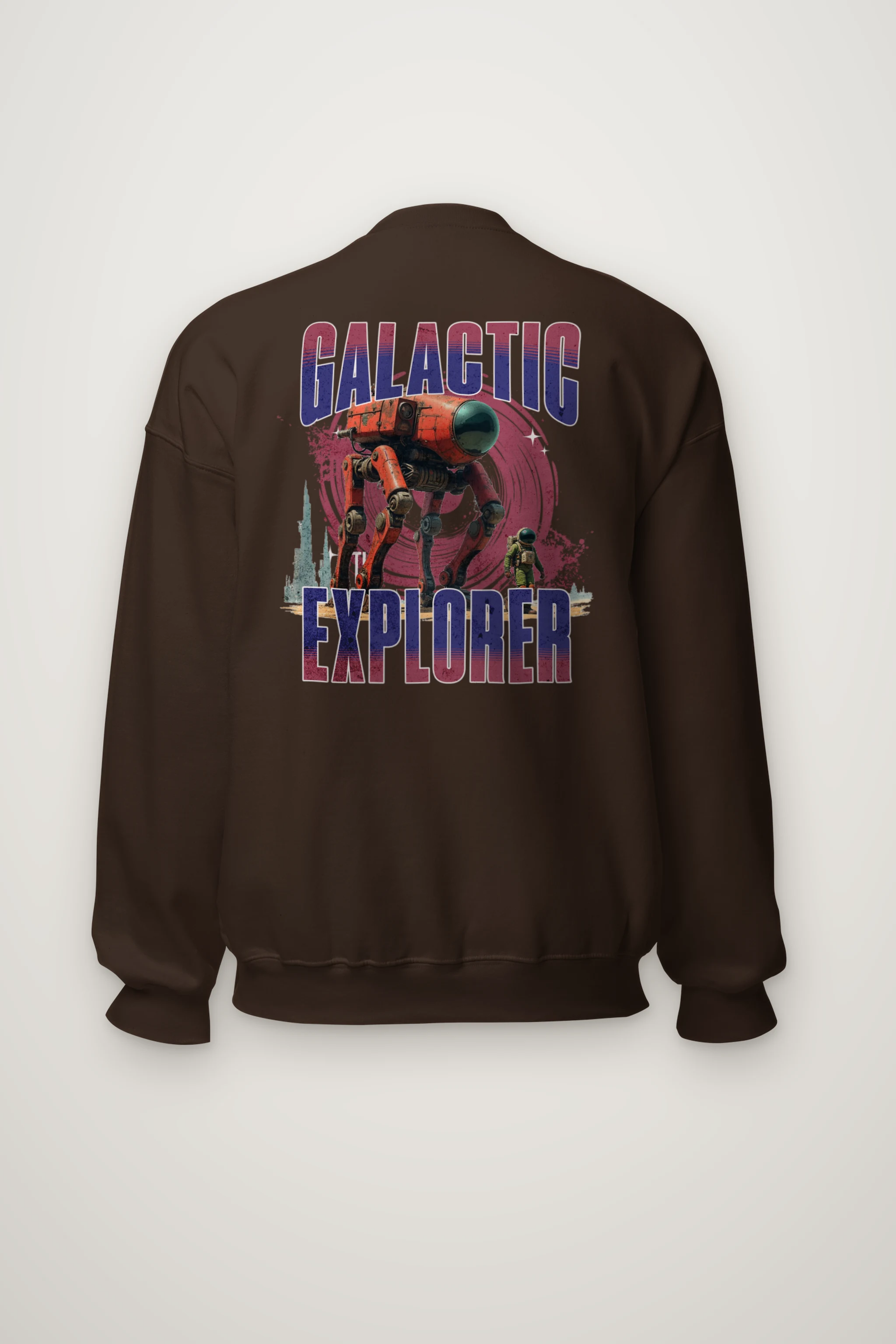 "Galactic Explorer" Heavy Blend Unisex Crewneck Sweatshirt