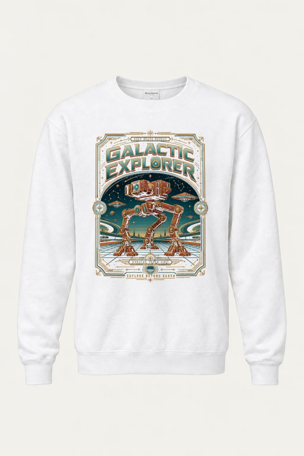 "Galactic Explorer" Heavy Blend Unisex Crewneck Sweatshirt | Gildan 18000