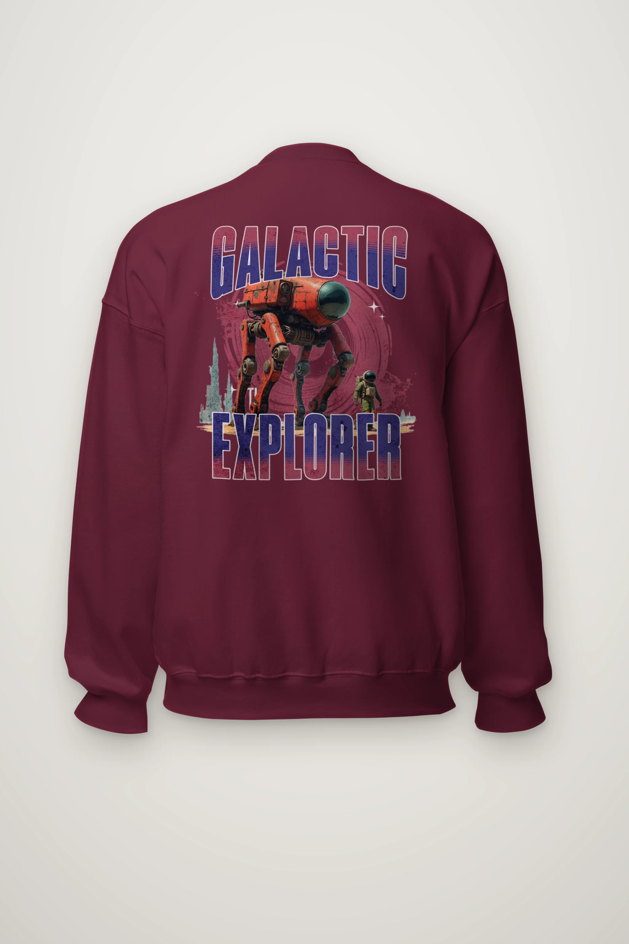 "Galactic Explorer" Heavy Blend Unisex Crewneck Sweatshirt