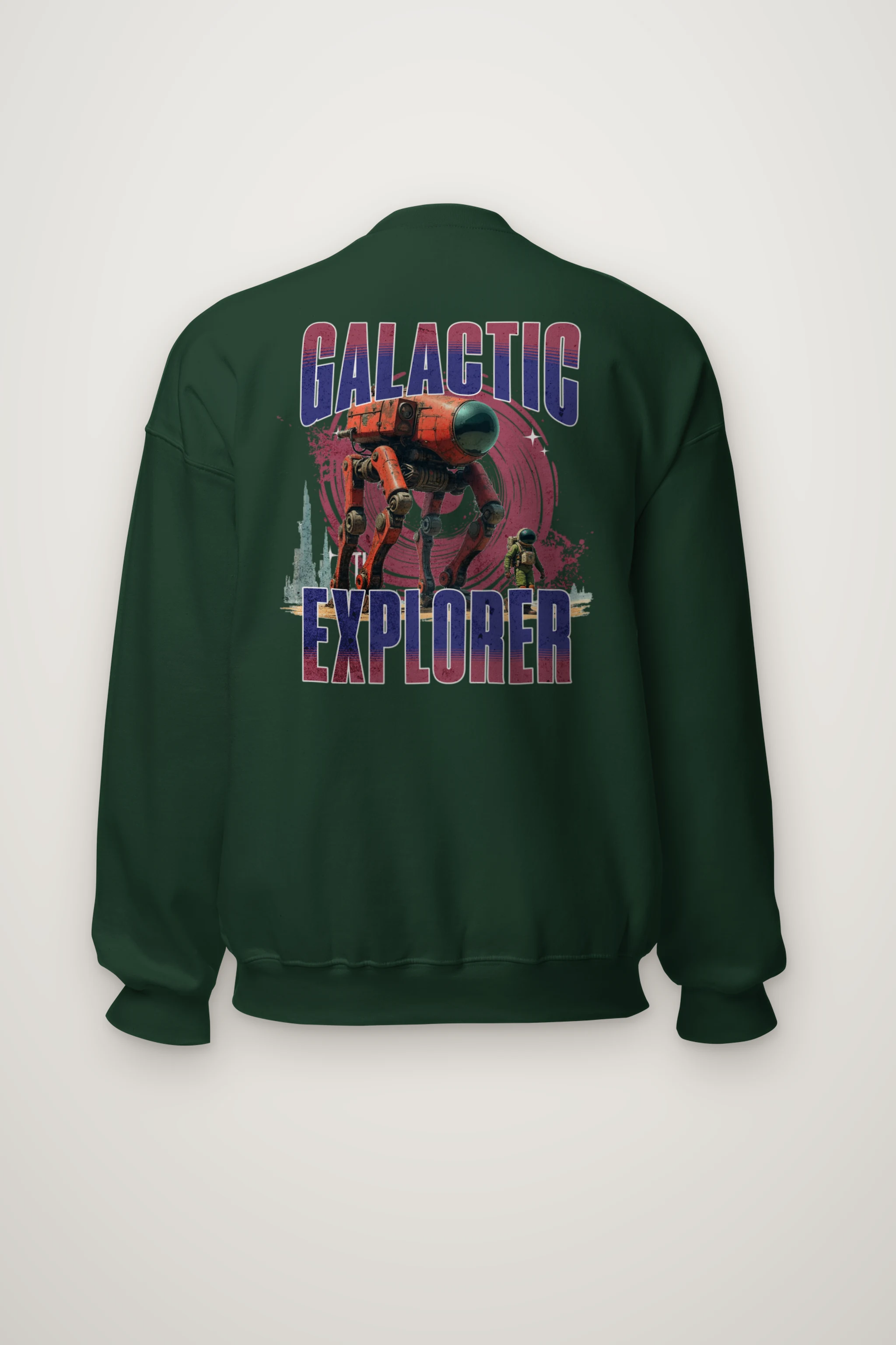 "Galactic Explorer" Heavy Blend Unisex Crewneck Sweatshirt