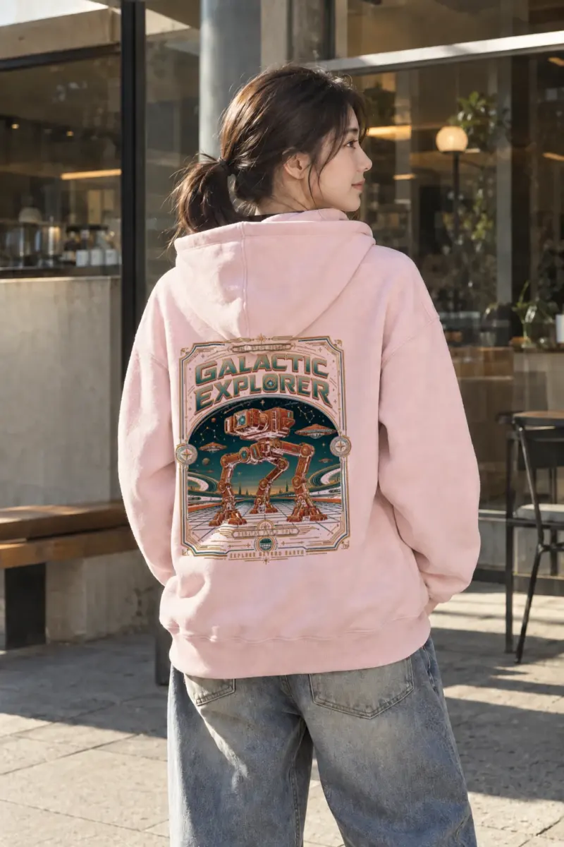 "Galactic Explorer" Heavy Blend Unisex Pullover Hoodie | Gildan 18500