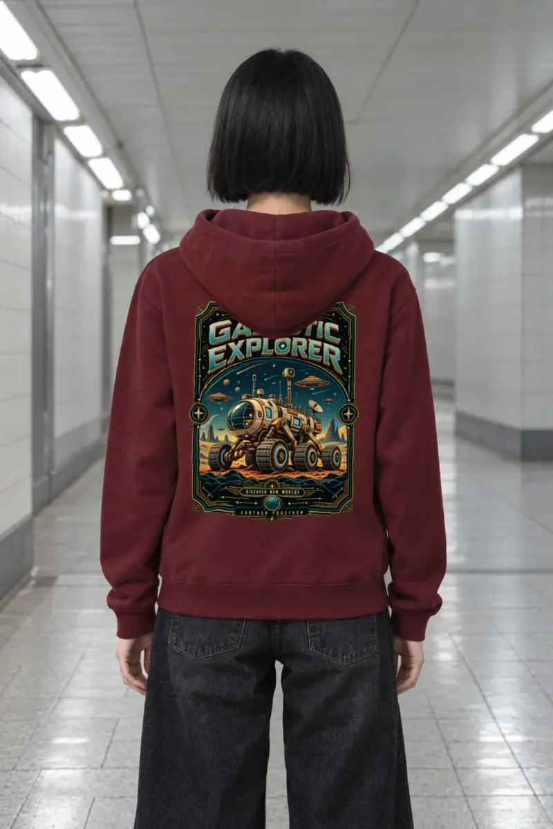 "Galactic Explorer" Heavy Blend Unisex Pullover Hoodie