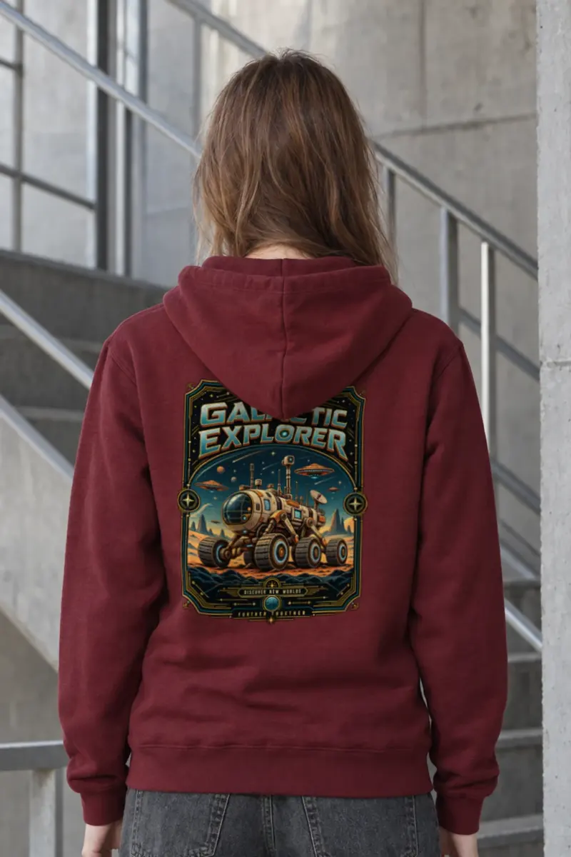 "Galactic Explorer" Heavy Blend Unisex Pullover Hoodie