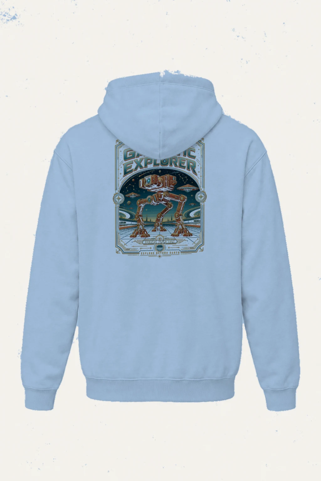 "Galactic Explorer" Heavy Blend Unisex Pullover Hoodie | Gildan 18500