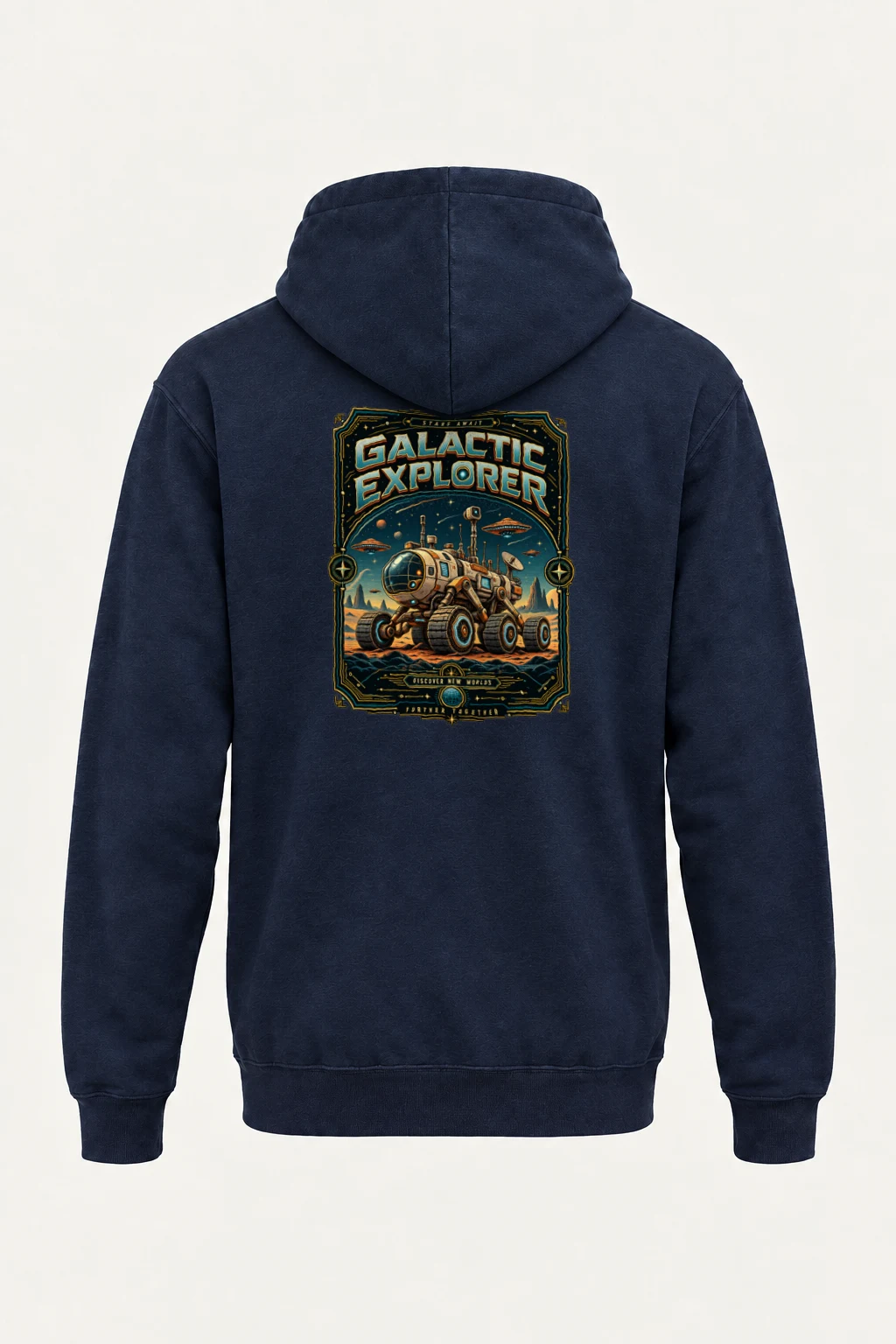 "Galactic Explorer" Heavy Blend Unisex Pullover Hoodie | Gildan 18500