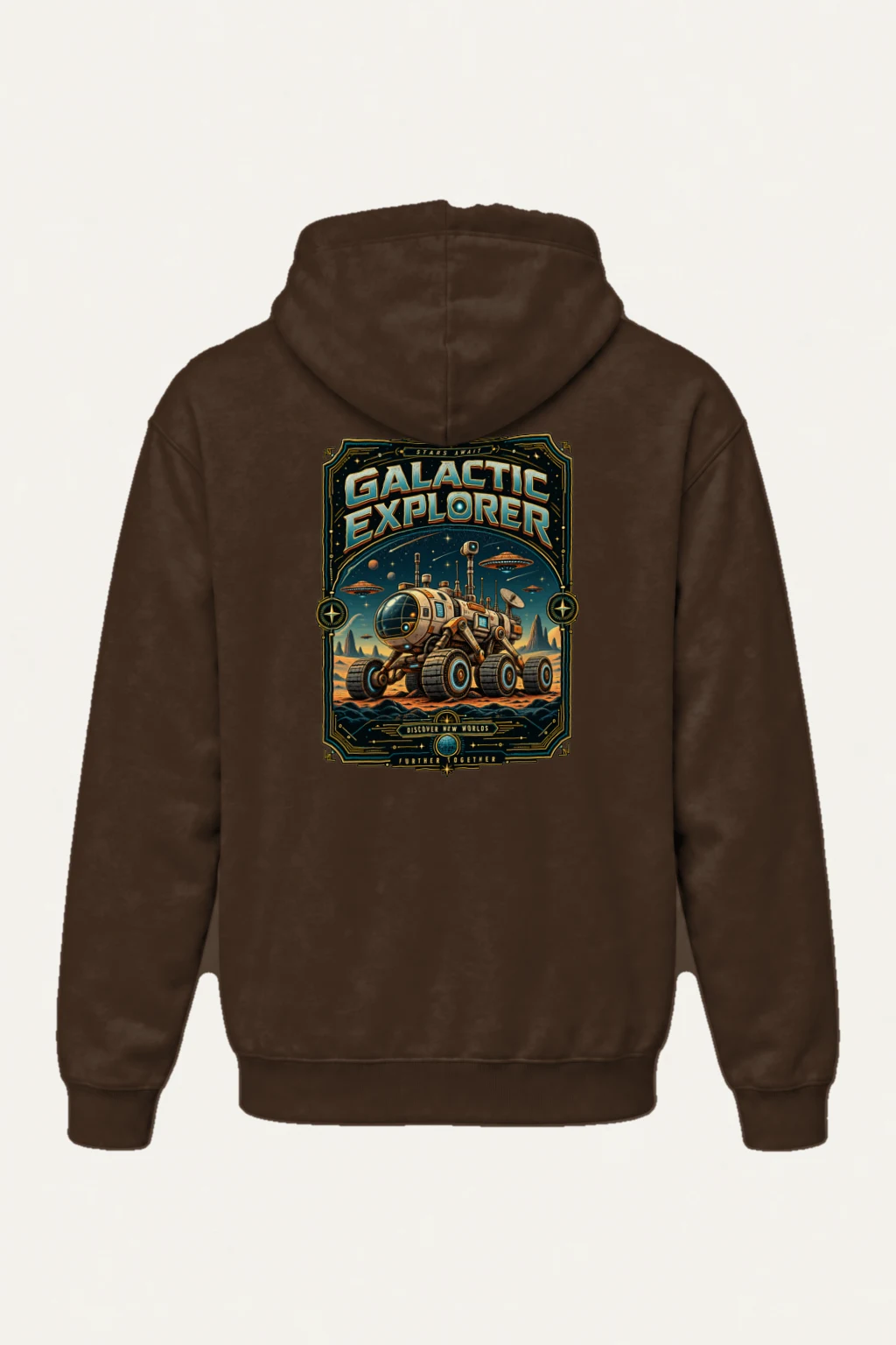 "Galactic Explorer" Heavy Blend Unisex Pullover Hoodie | Gildan 18500