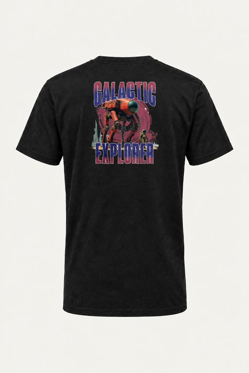 "Galactic Explorer" Heavyweight Unisex Crewneck T-shirt | Gildan 5000