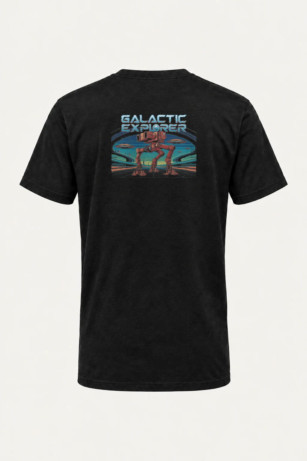 "Galactic Explorer" Heavyweight Unisex Crewneck T-shirt | Gildan 5000