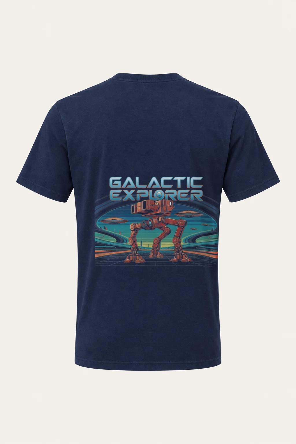 "Galactic Explorer" Heavyweight Unisex Crewneck T-shirt | Gildan 5000