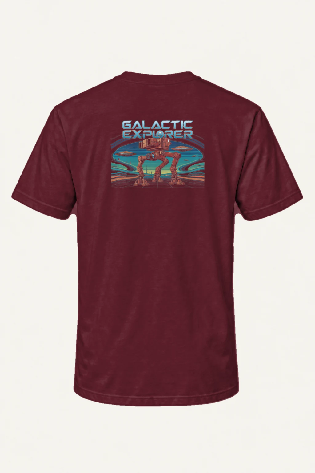 "Galactic Explorer" Heavyweight Unisex Crewneck T-shirt | Gildan 5000