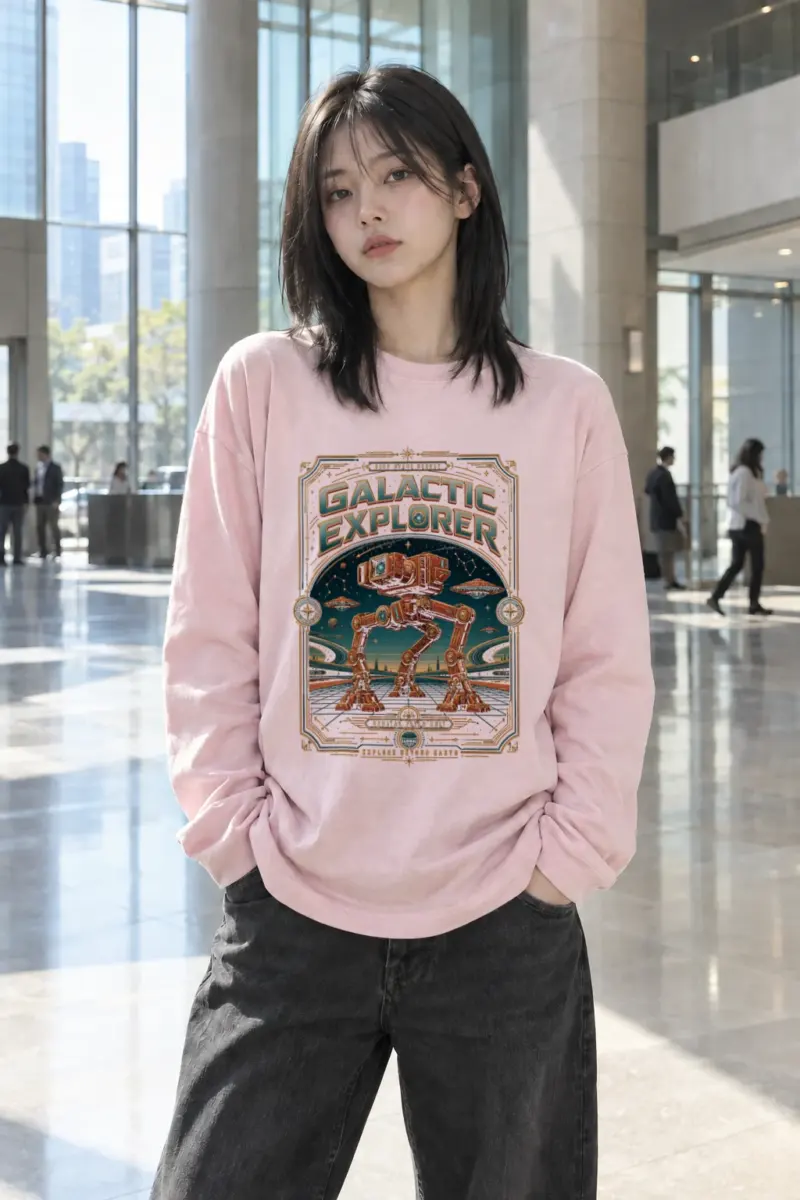 "Galactic Explorer" Unisex Longsleeve T-shirt | Gildan 2400