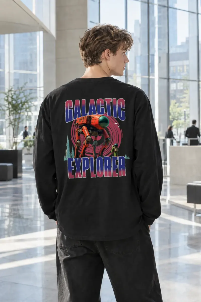"Galactic Explorer" Unisex Longsleeve T-shirt | Gildan 2400