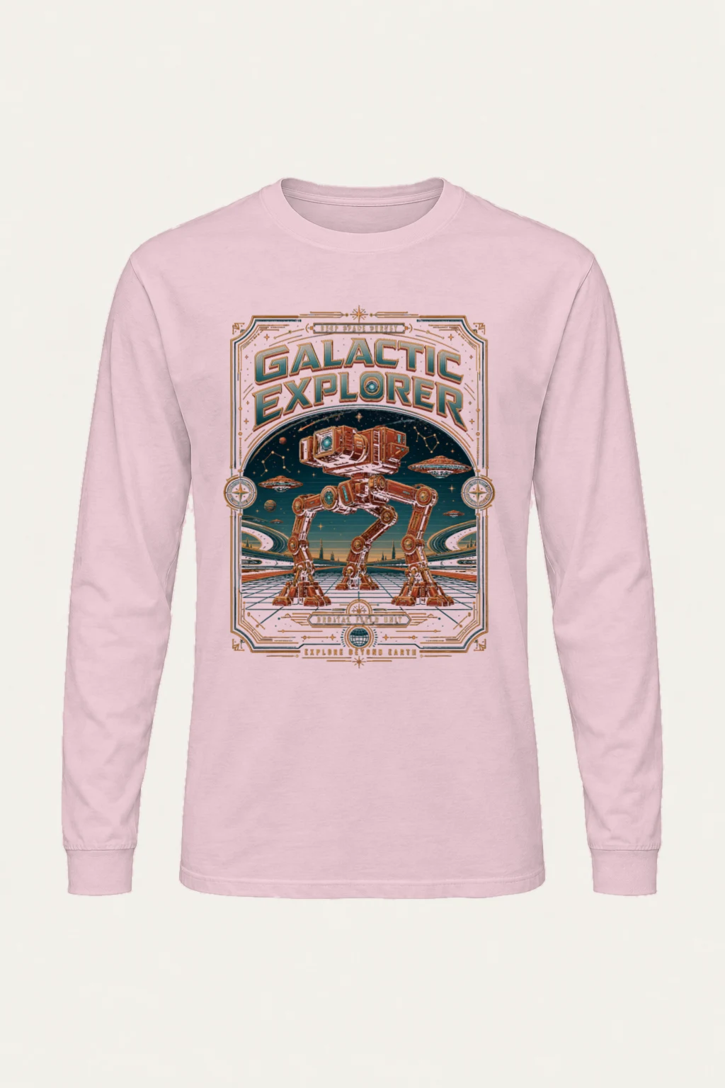"Galactic Explorer" Unisex Longsleeve T-shirt | Gildan 2400