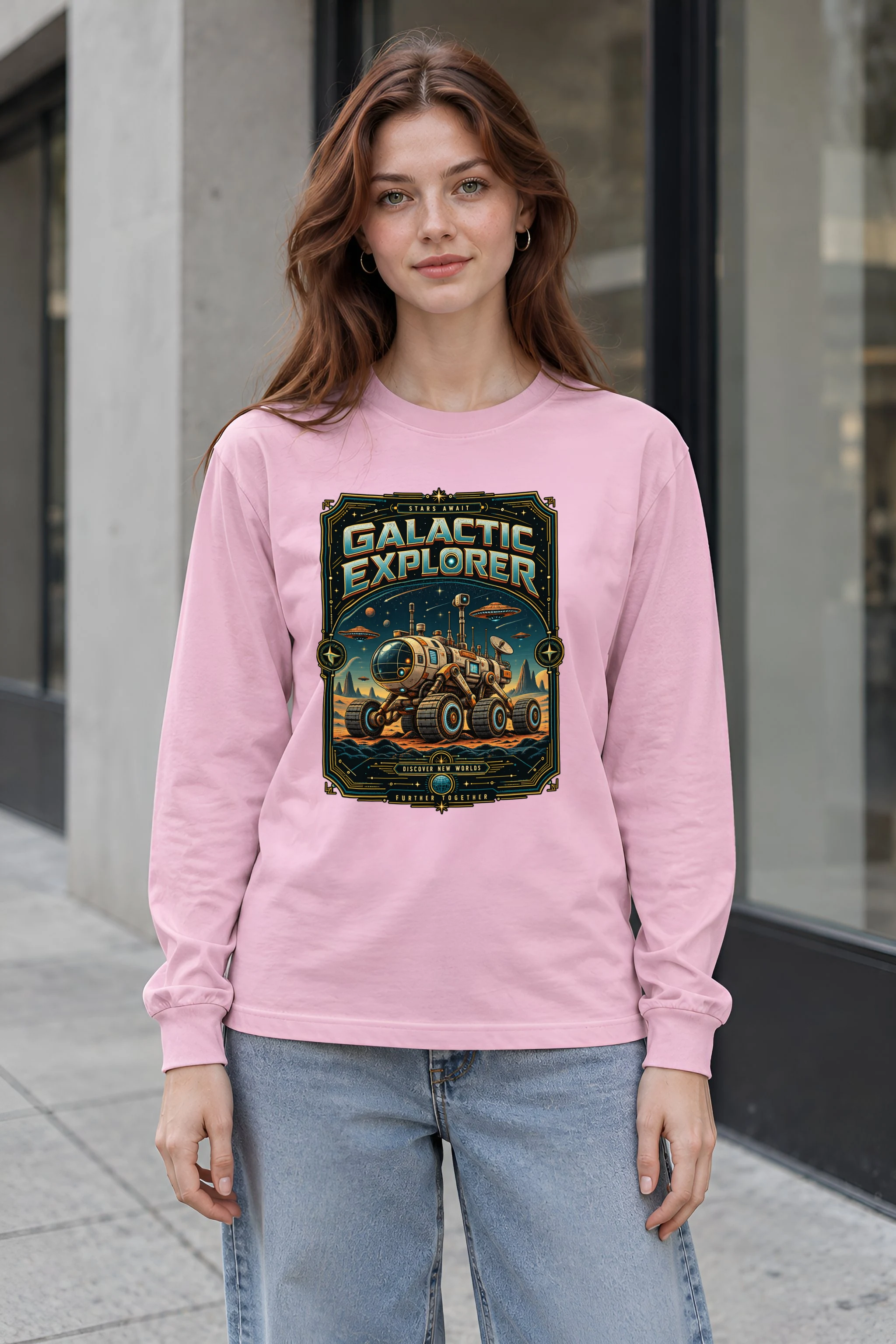 "Galactic Explorer" Unisex Longsleeve T-shirt